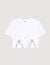 T-shirt court orné de strass