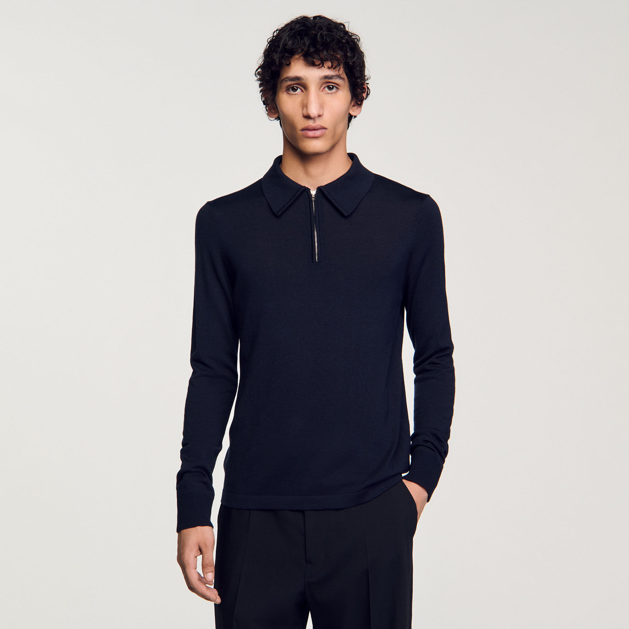 Polopullover aus Strick