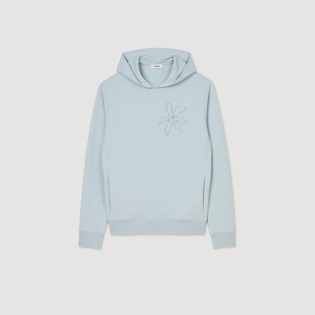 Hoodie fleur à capuche