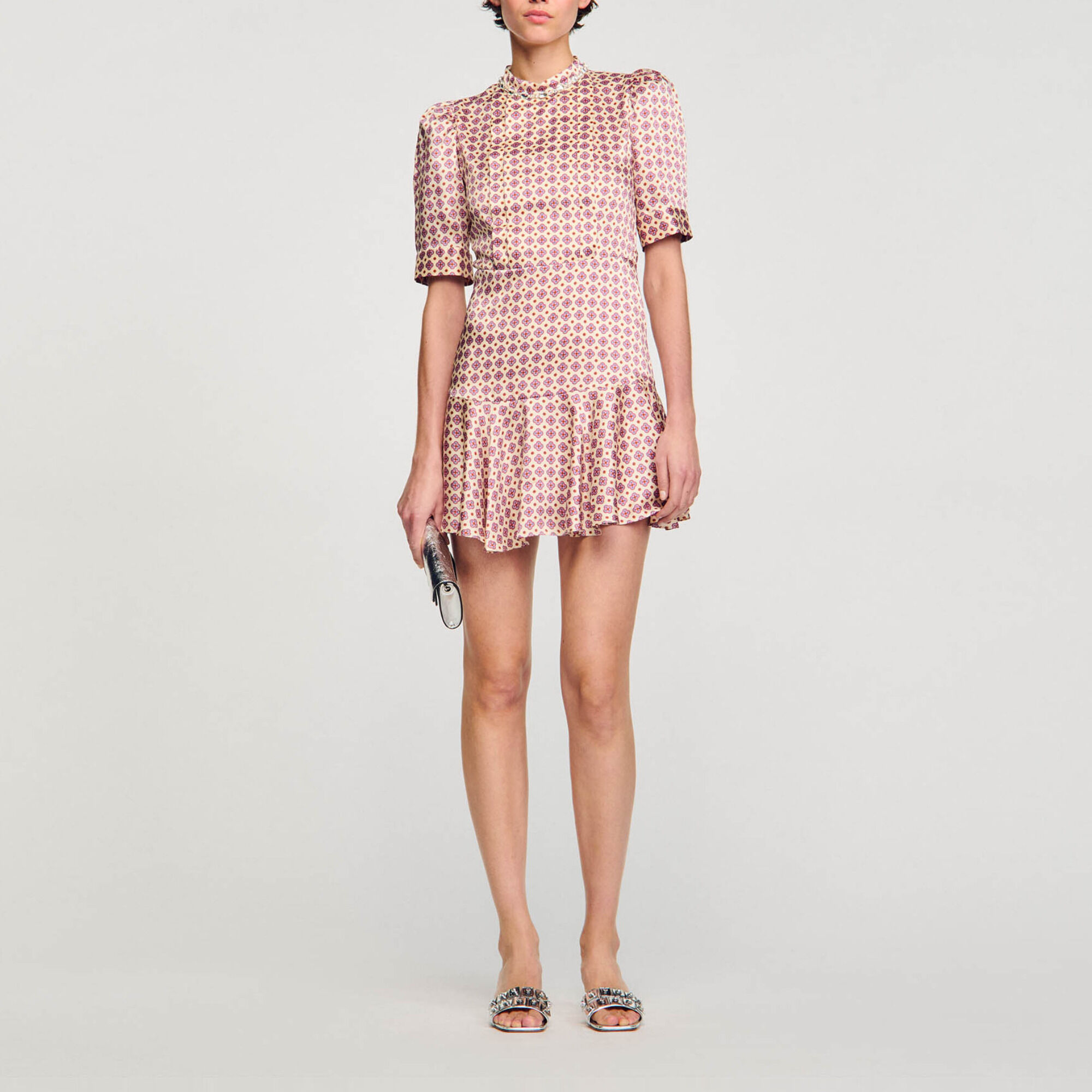 Pink sandro dress cheap