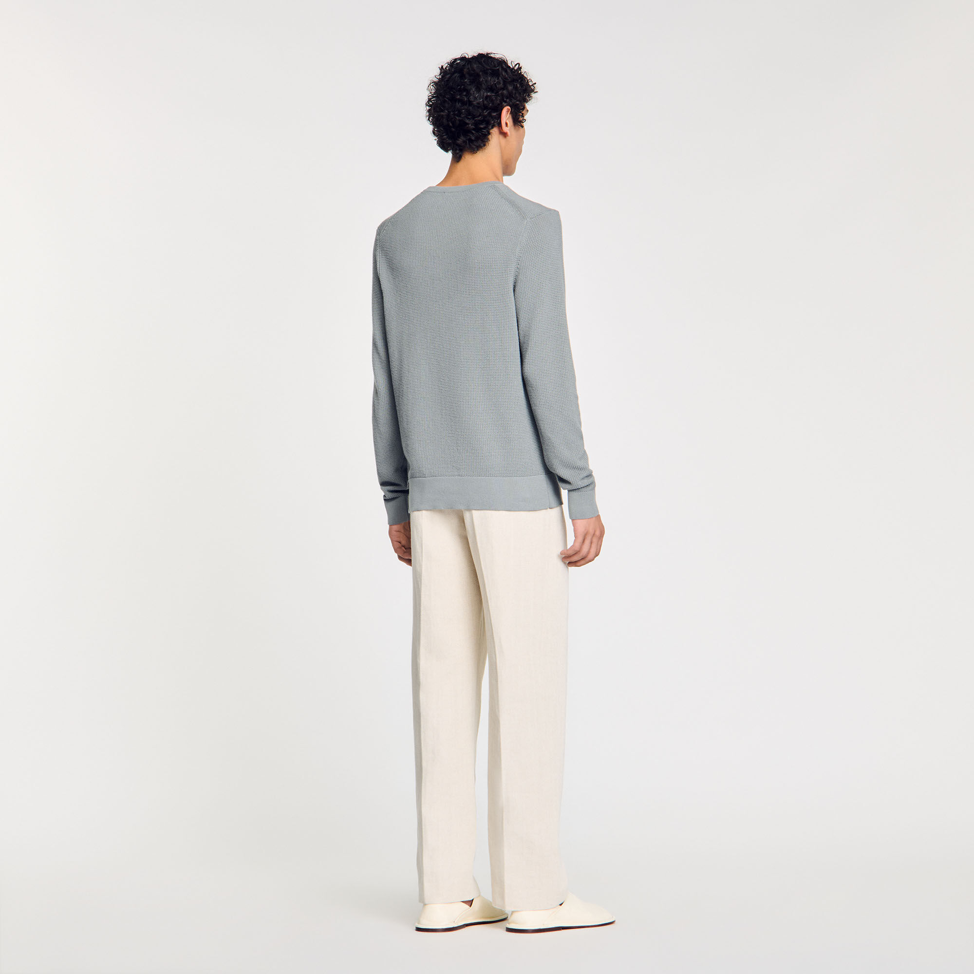 Pull en maille texturée