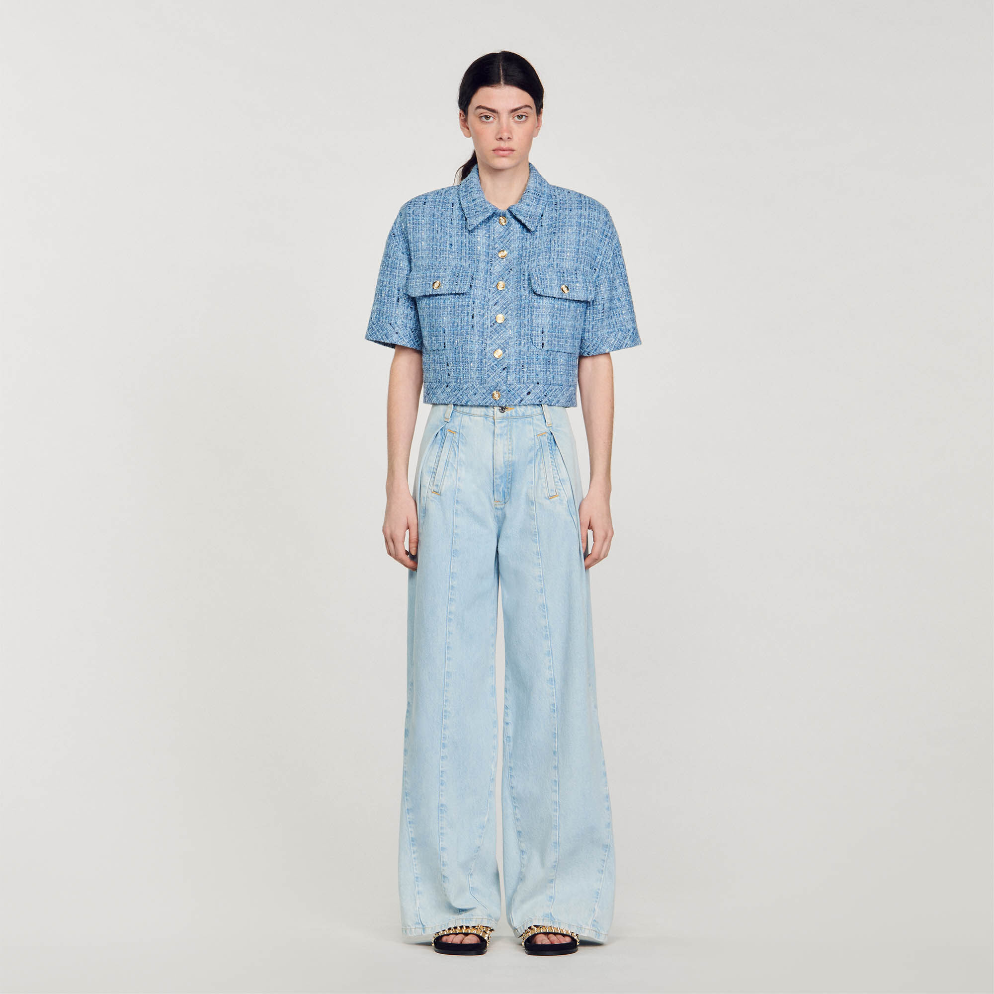 Sandro veste tweed online