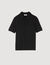 Short-sleeve knitted polo shirt