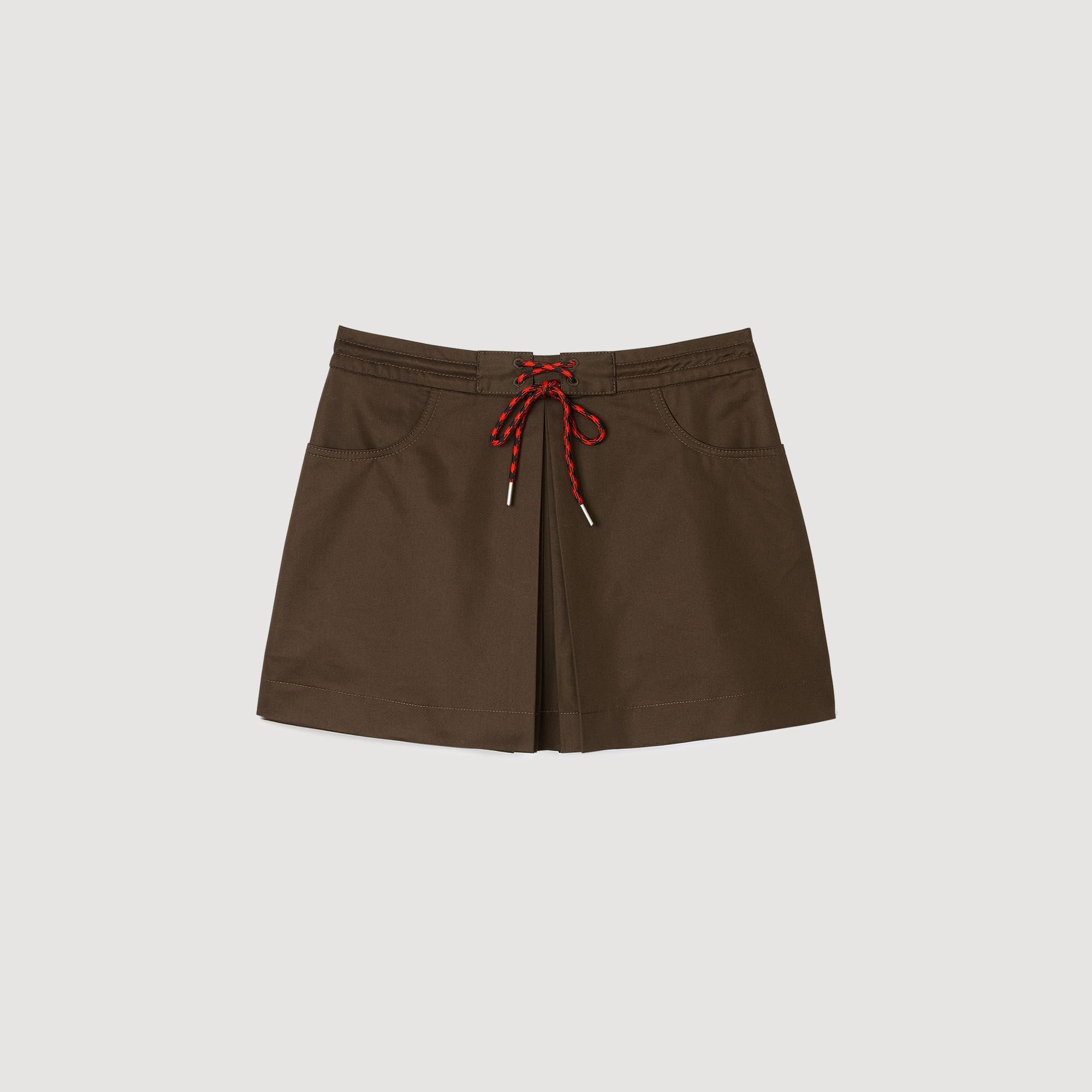 Pleated skort