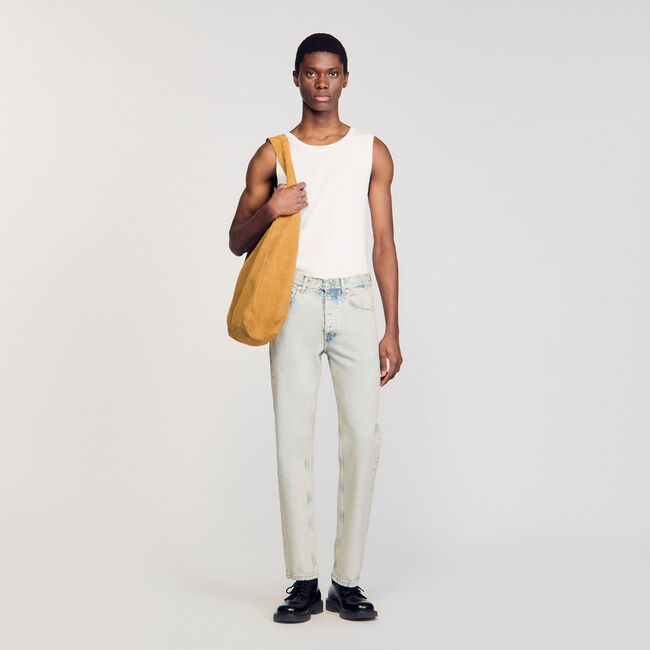 Jean regular délavé