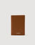 Grained leather foldable cardholder