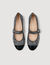 Glitter ballet flats