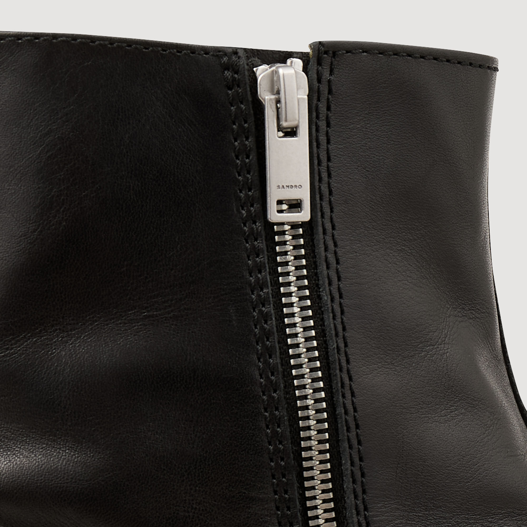 Leather ankle boots