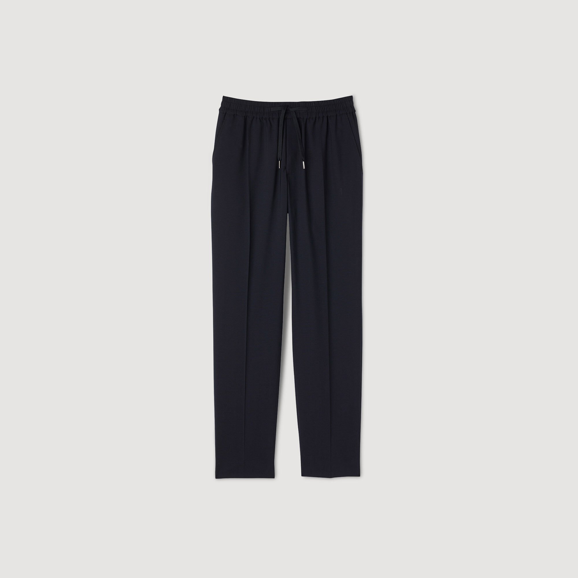 Pantalon à taille élastiquée