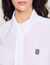Cropped poplin shirt