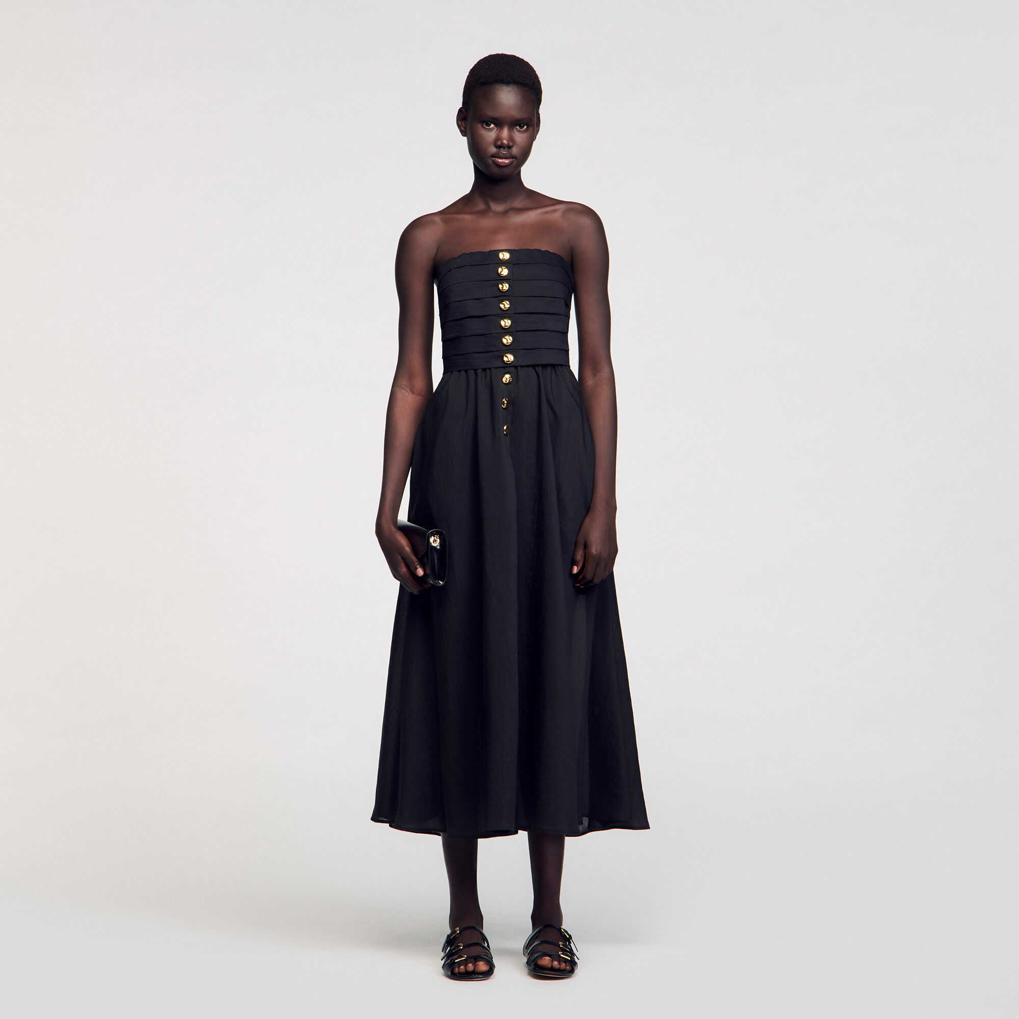 Langes Bustierkleid