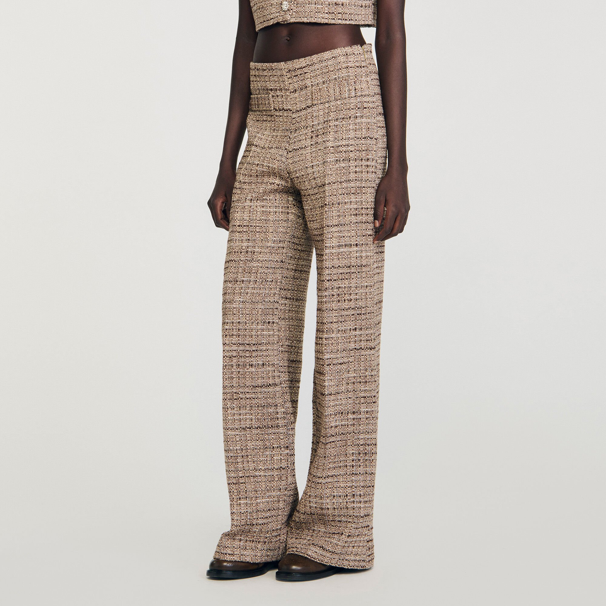 Hose aus dekorativem Tweed