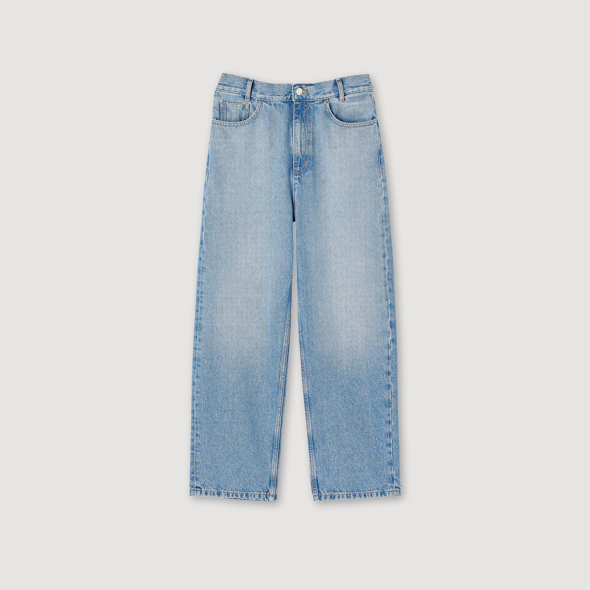 Jean droit taille basse
