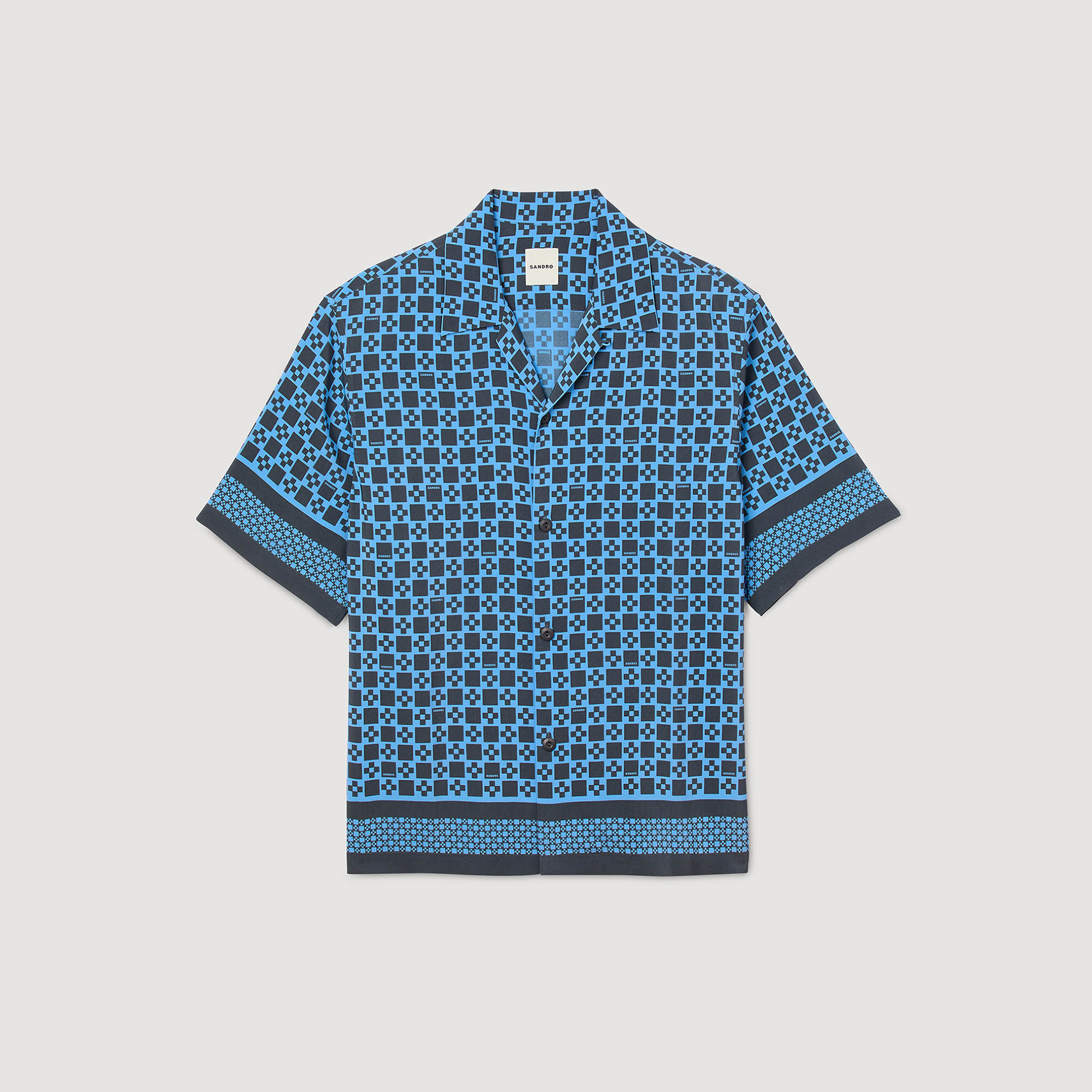 Chemise fluide à imprimé Square Cross