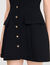 Robe courte en maille