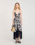 Langes Kleid mit Blumenprint