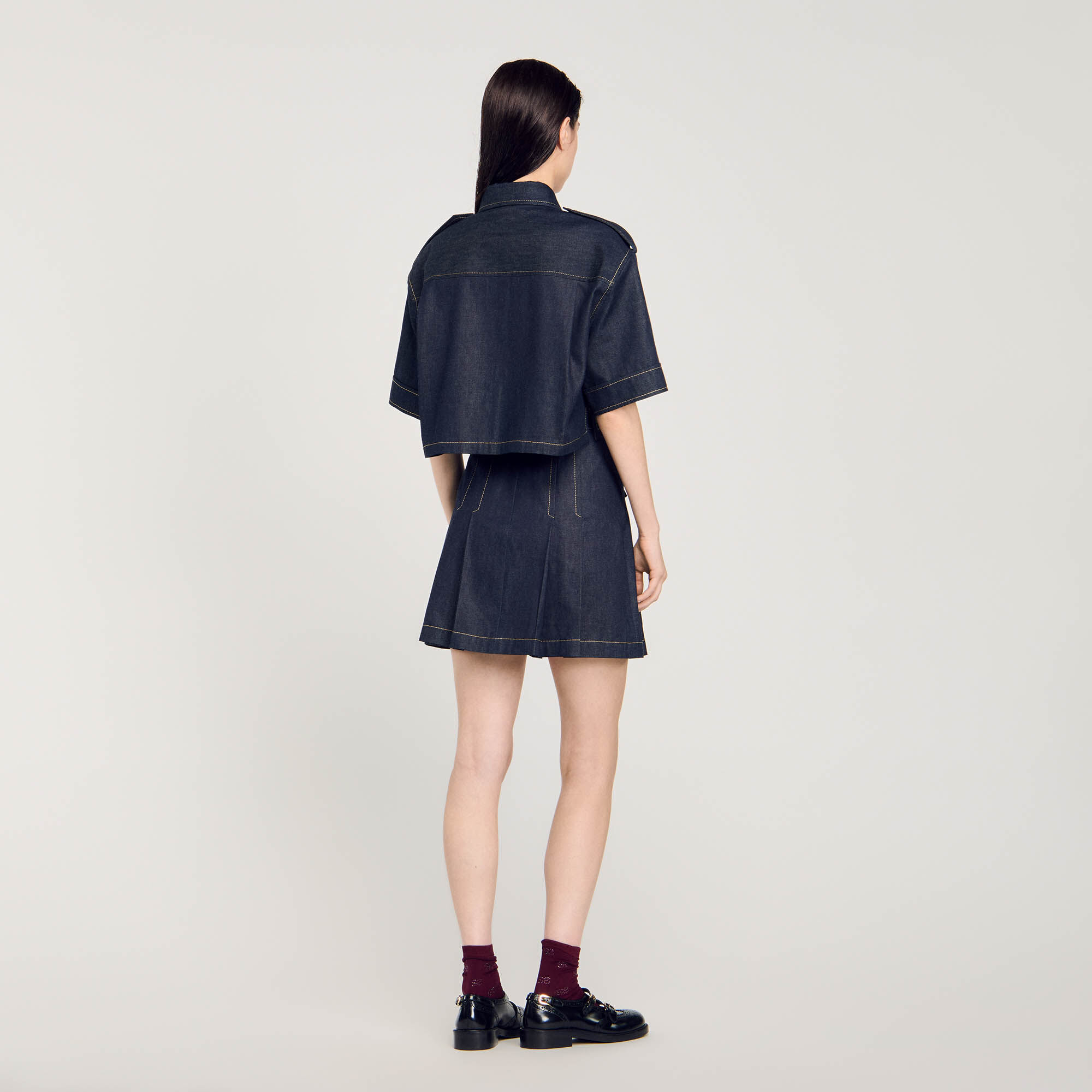 Hemdbluse aus Jeansstoff
