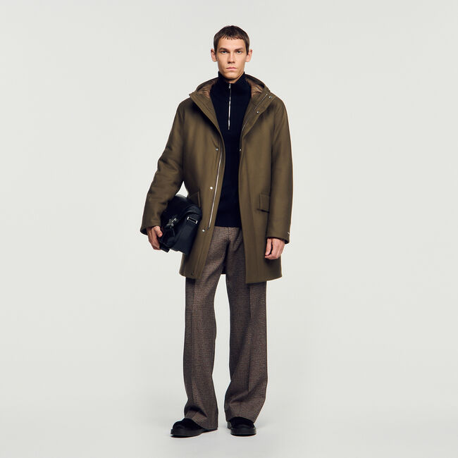 Parka en laine et cachemire - Homme | Sandro