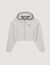 Sweatshirt-Blouson mit Kapuze