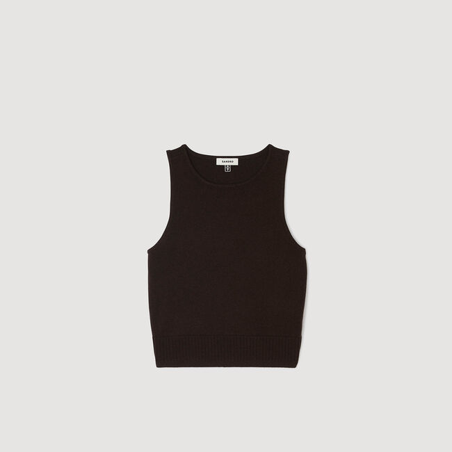 Sleeveless jumper