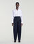 Barrel-leg tweed trousers - Women | Sandro