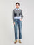 Cropped wool and cashmere jumper