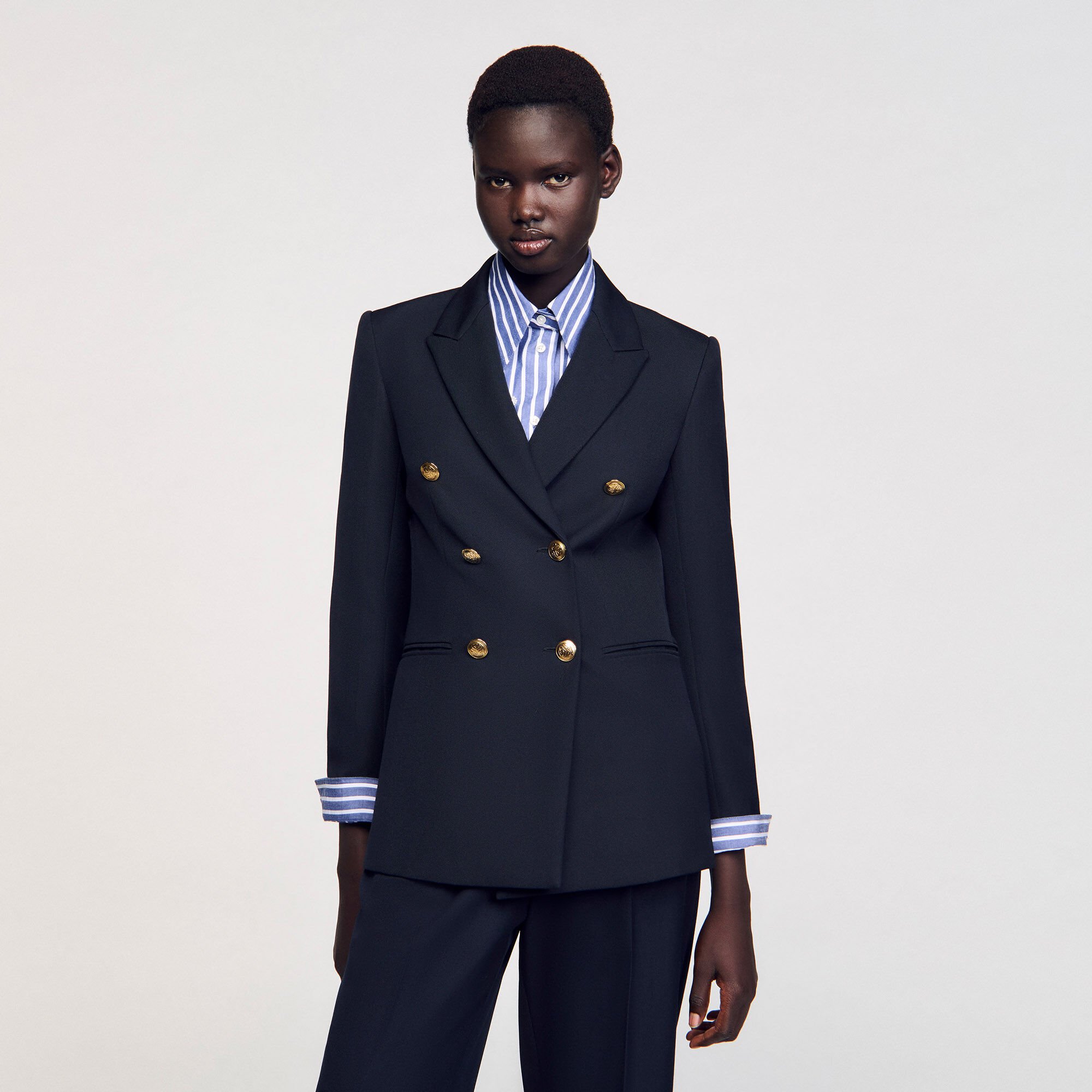 Veste de costume double boutonnage