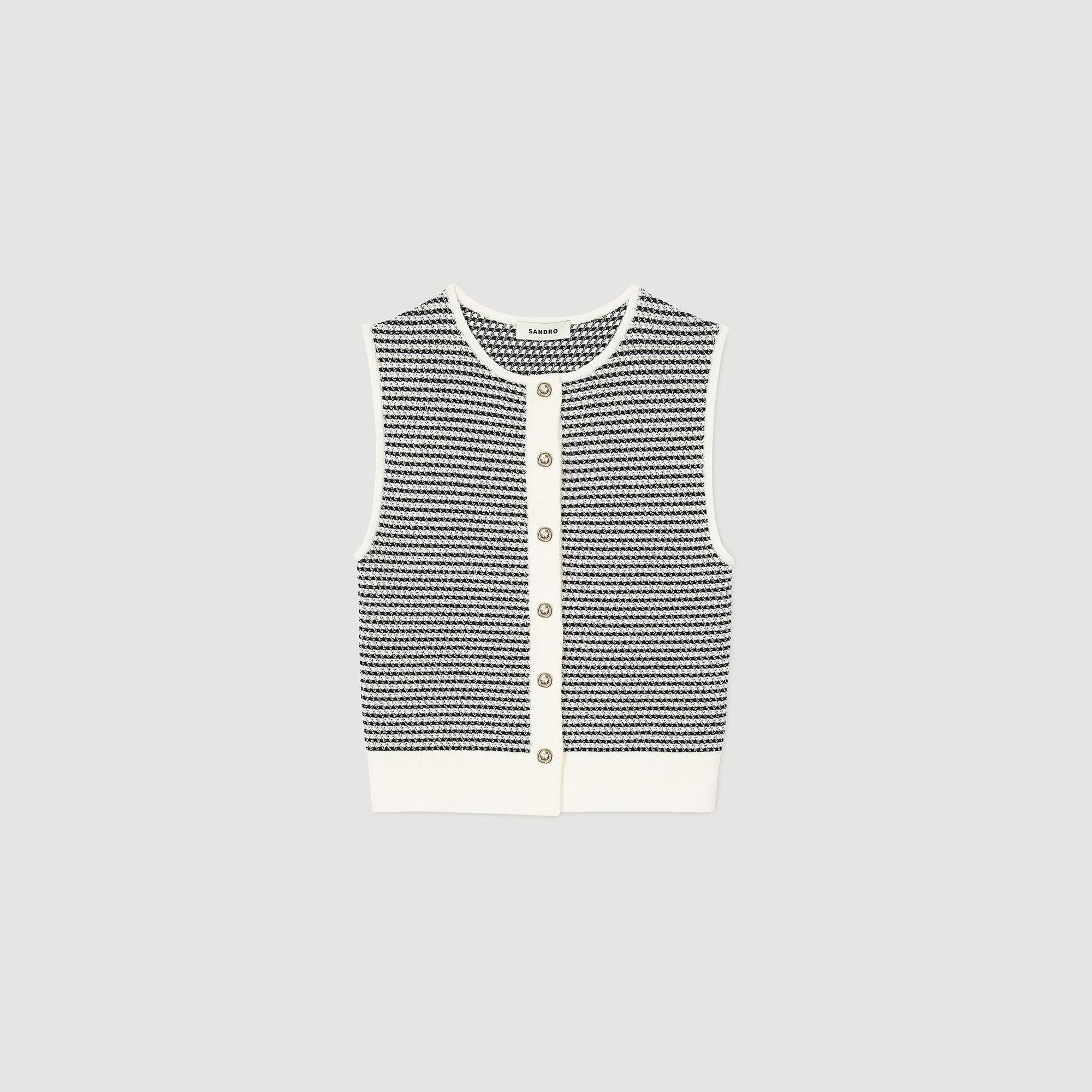 Gilet à rayures