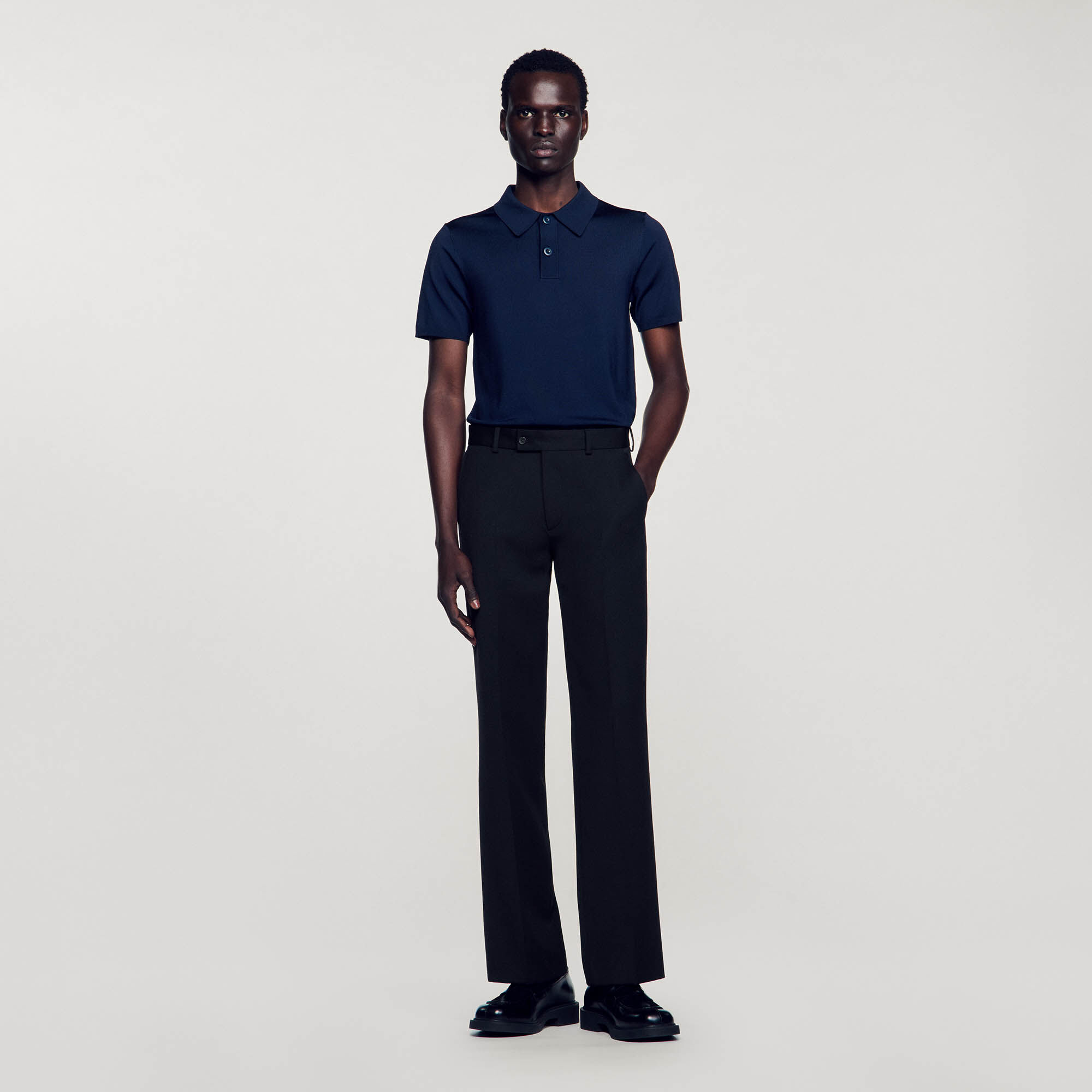 Blouson cuir sandro new arrivals