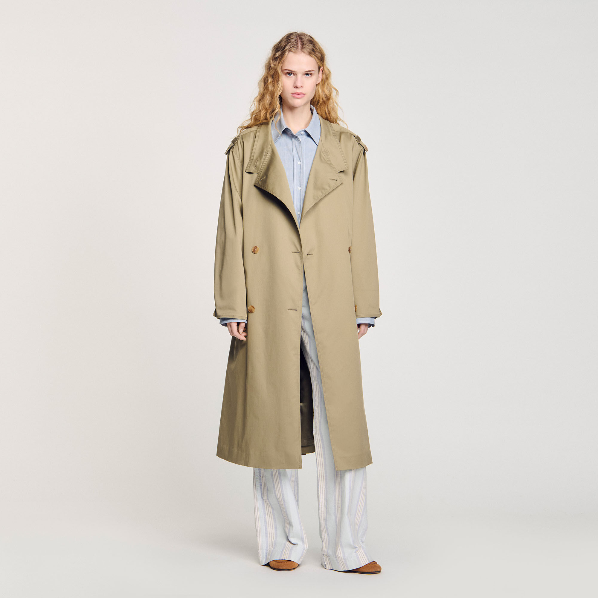 Trenchcoat mit Gürtel