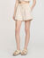 Plain leather lambskin sandals
