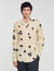 Floral print linen shirt