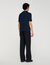Knitted polo shirt with zip collar