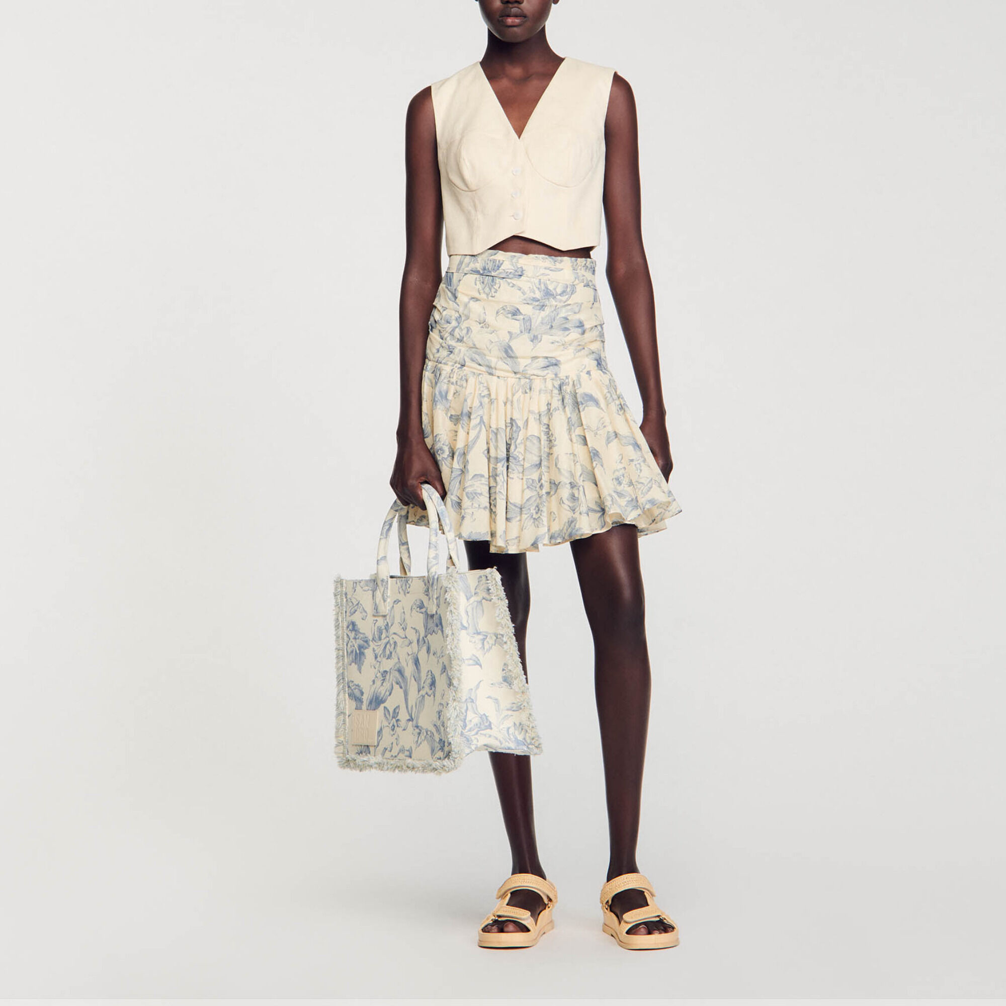 Floral skirt on sale