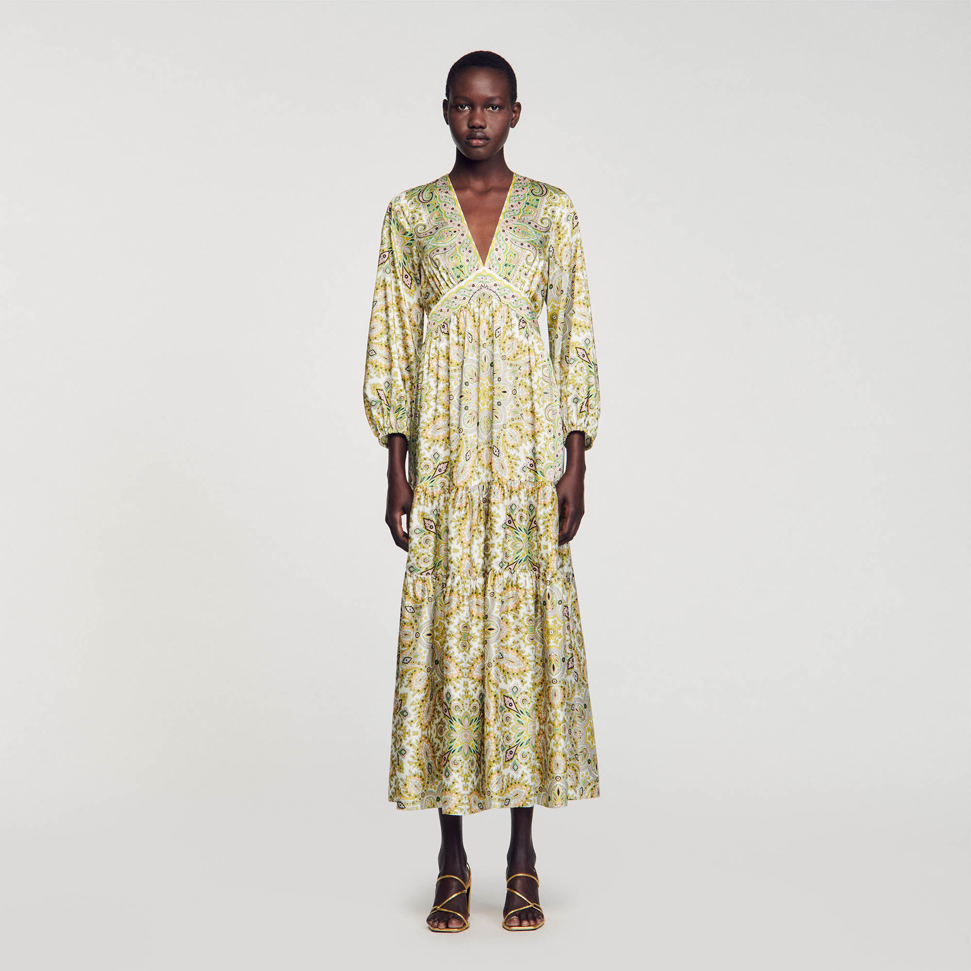 Robe imprimé foulard cheap