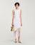Fringed crochet maxi dress