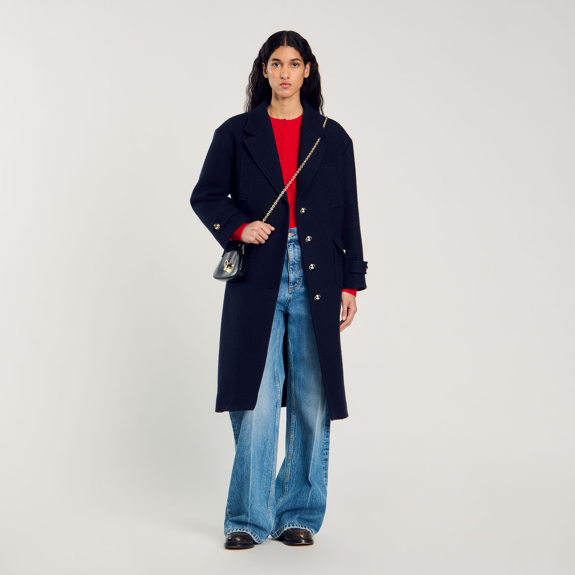 Langer Oversize-Mantel