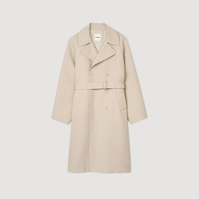 Langer Trenchcoat