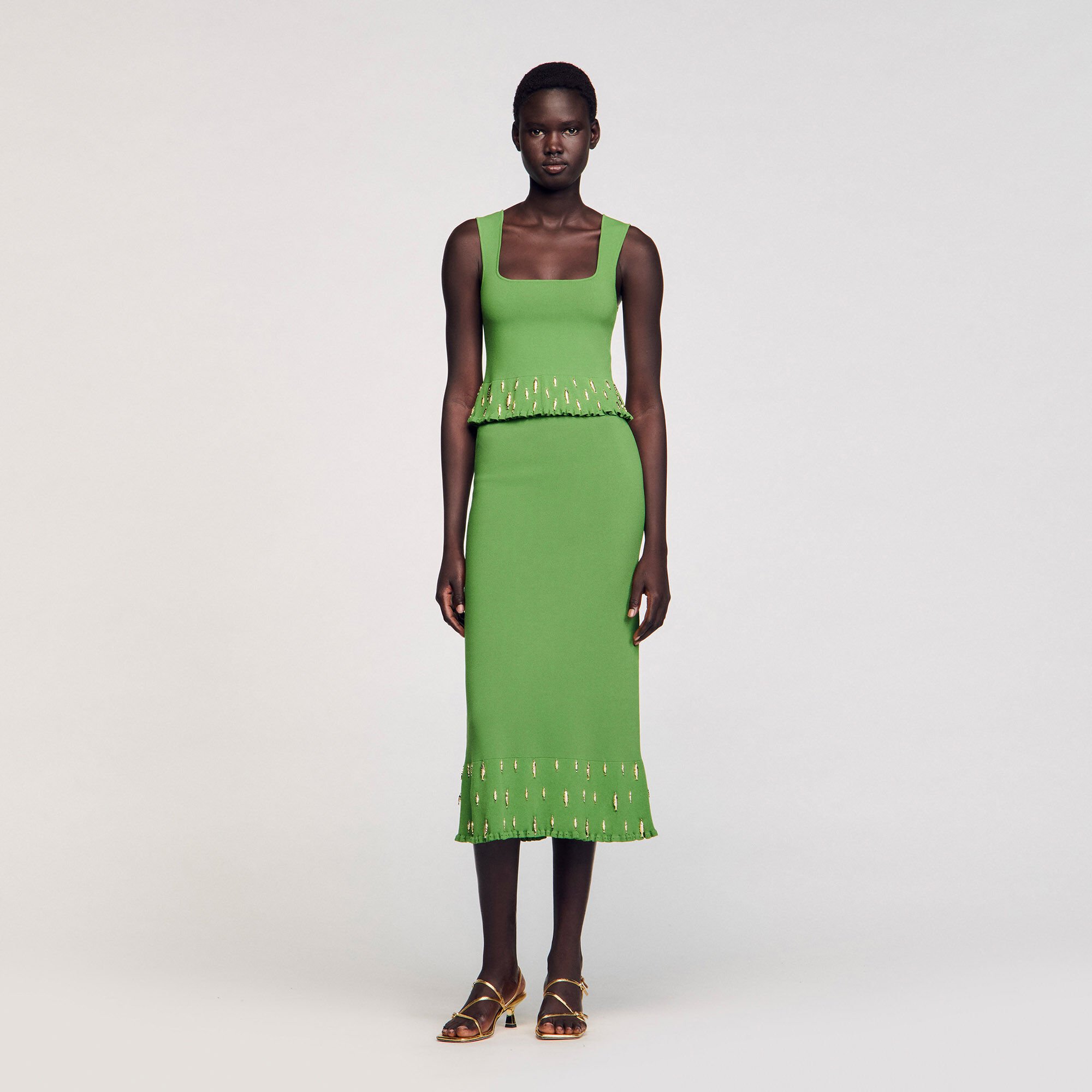 Knitted skirts for women | Sandro Paris