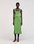 Long knit skirt with charms