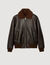 Reversed leather jacket
