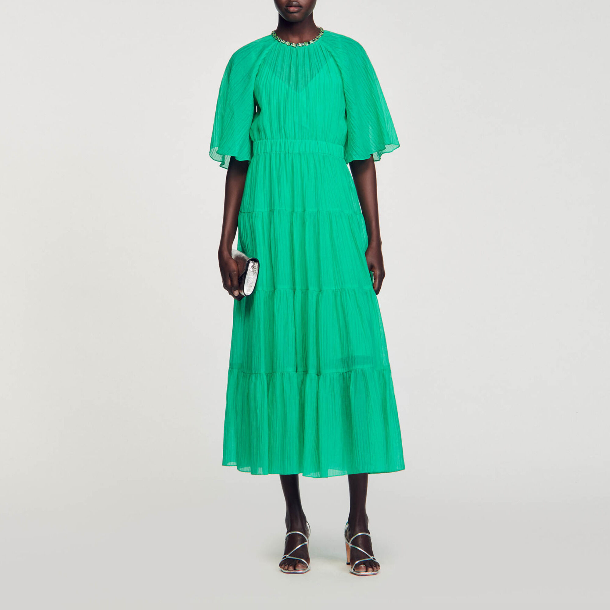 Sandro dress green hotsell