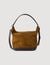 Beuteltasche aus Leder und Wildleder