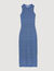 Midikleid aus Strickgewebe