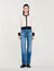 Cardigan bicolore en laine