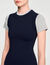 Kurzes Strickkleid im 2-in-1-Look