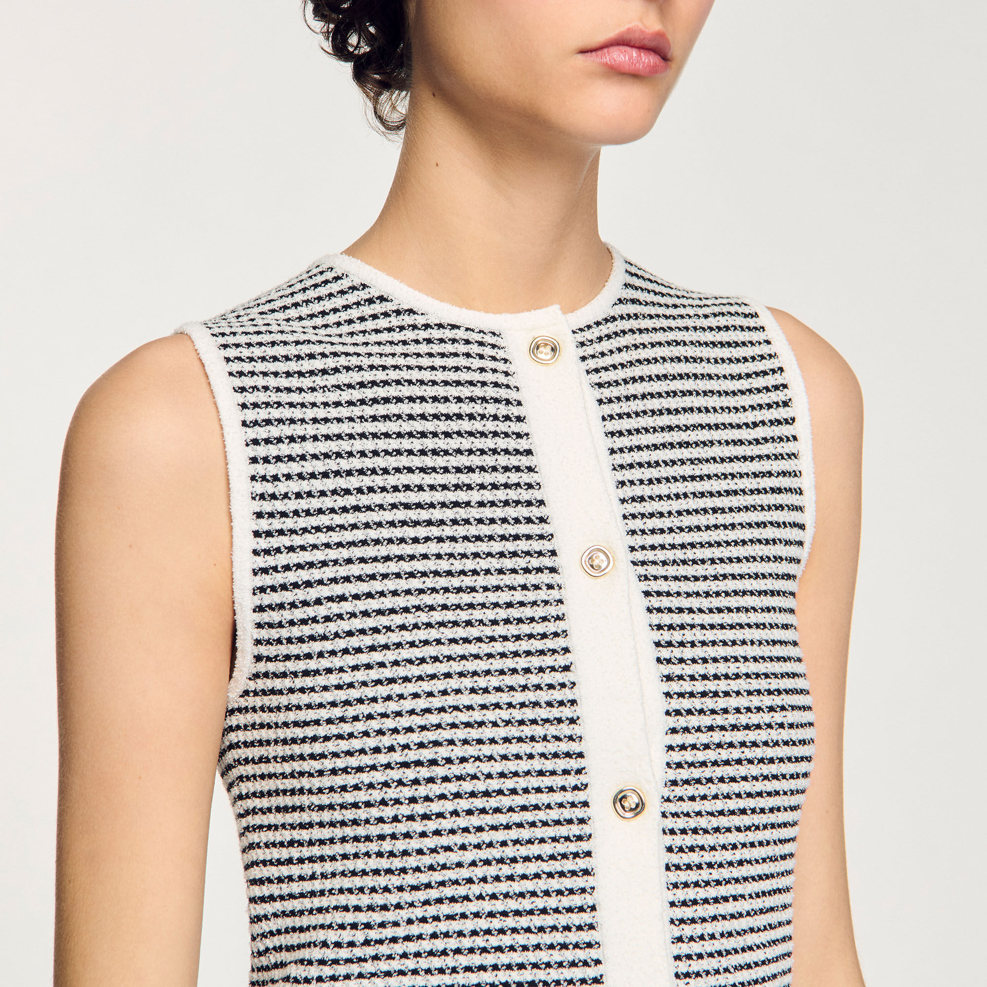Gilet à rayures