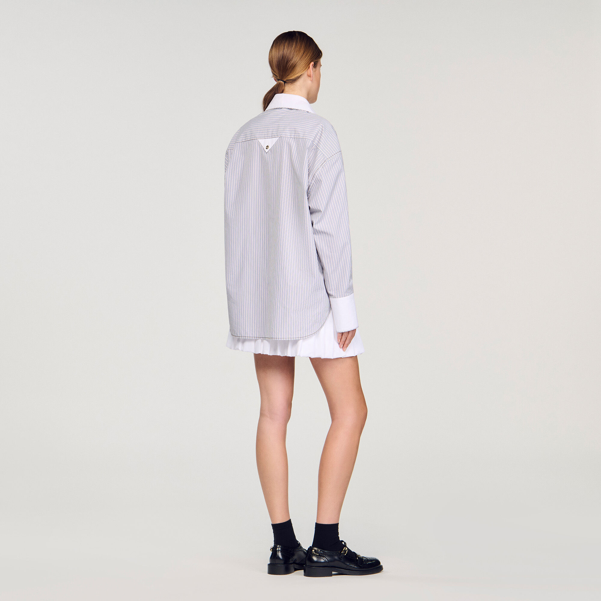Gestreiftes Oversize-Hemd