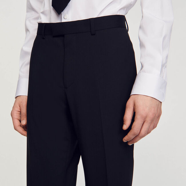 Pantalon de costume à coupe classique