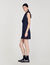 Robe courte tailleur plissée 